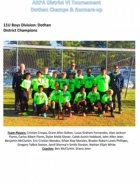 11U Boys and 13U Co-Ed Soccer Tournament