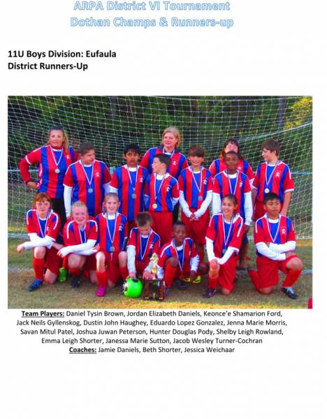 11U Boys and 13U Co-Ed Soccer Tournament