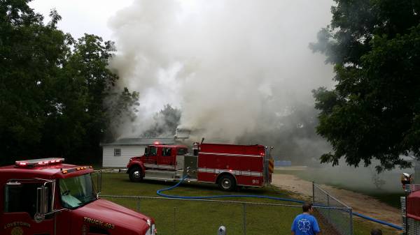 UPDATED @ 1:19 PM BREAKING NEWS:   Structure Fire In Cowarts Fully Involved