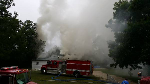 UPDATED @ 1:19 PM BREAKING NEWS:   Structure Fire In Cowarts Fully Involved