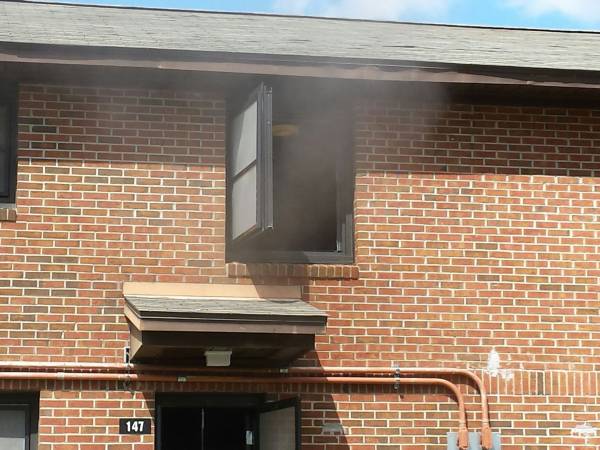 Structure Fire Reported at Martin Homes Apt. 147