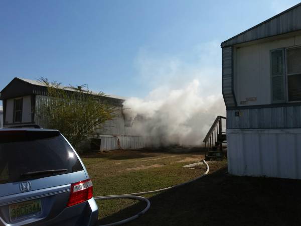 Moblie Home Fire on Alex Circle
