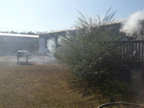 Moblie Home Fire on Alex Circle