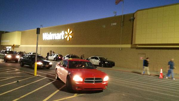 Lining Up at Southside Wal-Mart for All the Great Deals