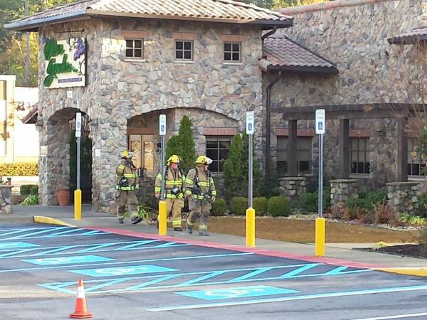 Possible Structure Fire at the Olive Garden
