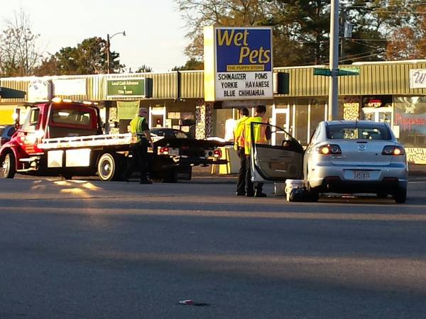 Minor Two Vehicle Crash on Montgomery at Denton