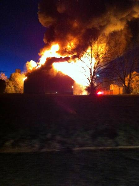 UPDATED @ 7:18 PM With Scene Photos   BREAKING NEWS: Major Fire in Enterprise