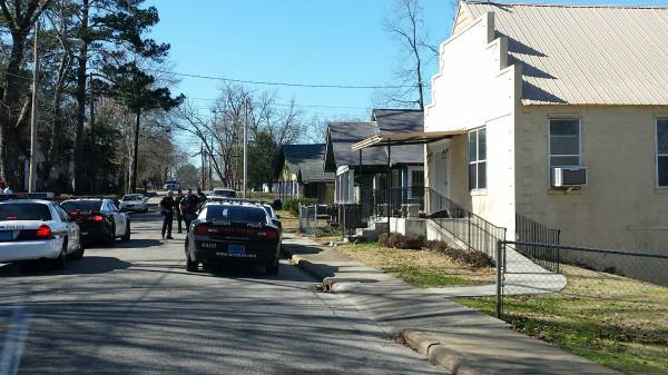 Police to a Report of a Burgley in Progress on East Washington