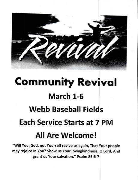 Community Revival in Webb