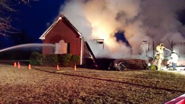 Early Morning Fire Destroys Home in Malvern