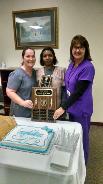 Wesley Manor Recognizes Anderson February Employee of the Month