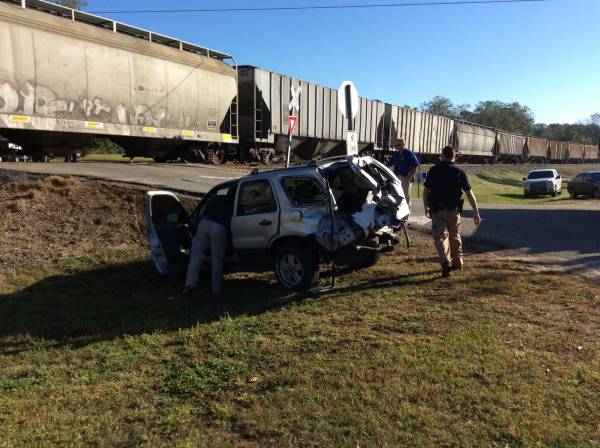 UPDATED @ 9:05 AM :  Vehicle vs Train in Midland City