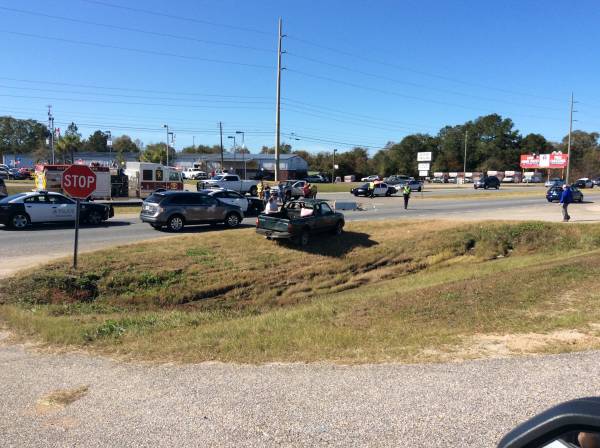 11:09 AM. Crash in front of 2320 Ross Clark Circle