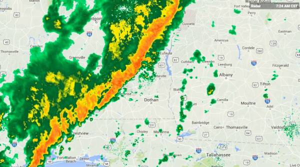 Strong Storms Expected to Move through Our Area This Morning