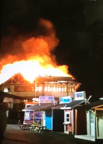 UPDATED at 7:27 AM. AJ’s Oyster Bar In Destin Fl On Fire