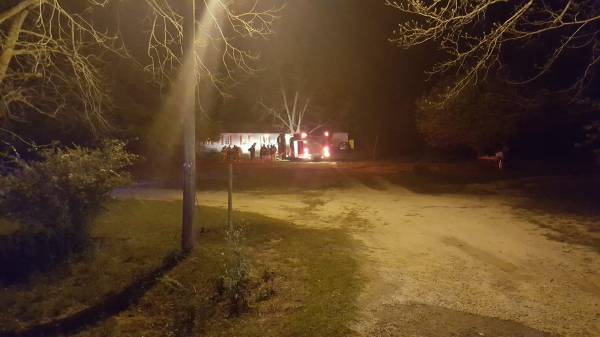 8:30 PM Structure Fire Reported on Gene Terry Road