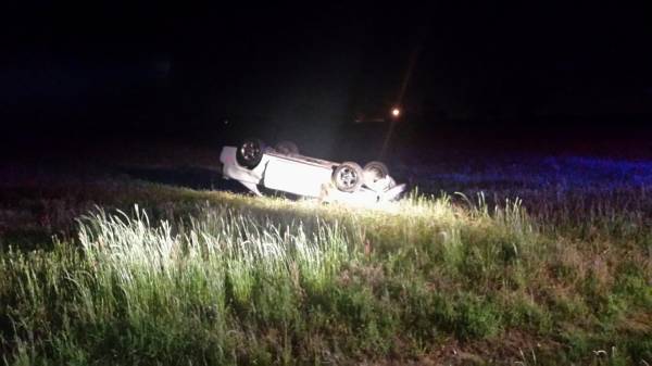 5:00 AM... Vehicle Overturned in a Field on Taylor Road