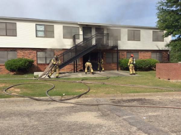 UPDATED at 9:27 AM... Structure Fire at Johnson Homes