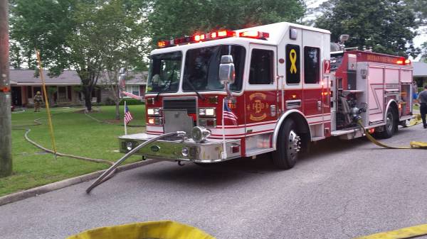 6:06 PM... Structure Fire at 1612 Fern Drive