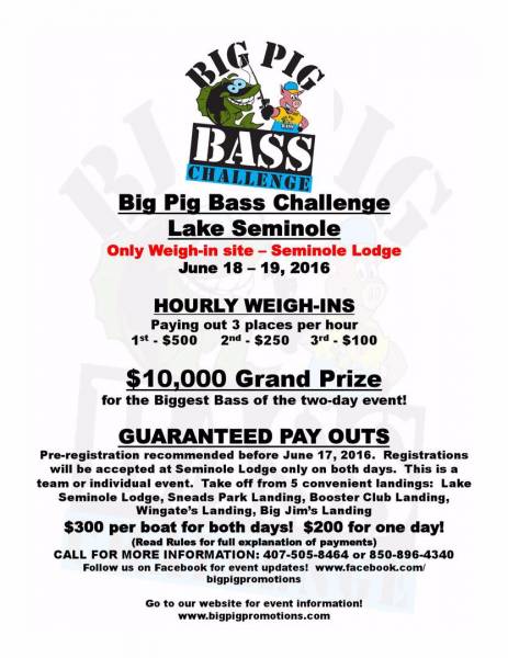 Big Pig Bass Tournament