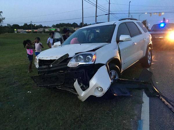 Two Vehicle Crash on South Oates and Inez