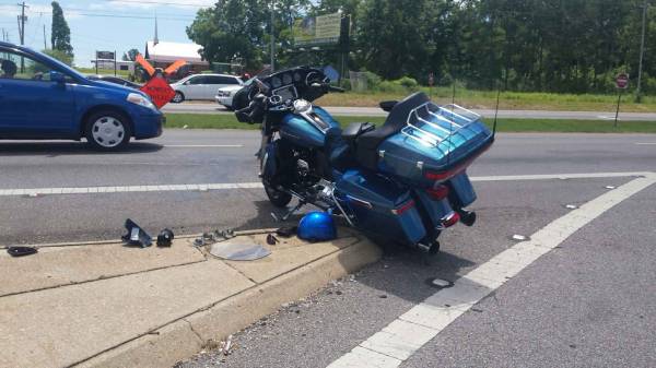 11:20 AM... Two Vehicle Crash Invoving a Motorcycle