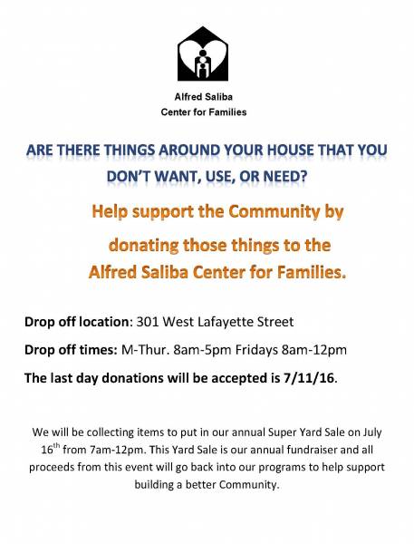 Help the Community by donating your unwanted items!