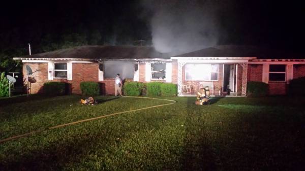 3:00 AM.... Early Morning Fire Destroys Home South East of Ashford