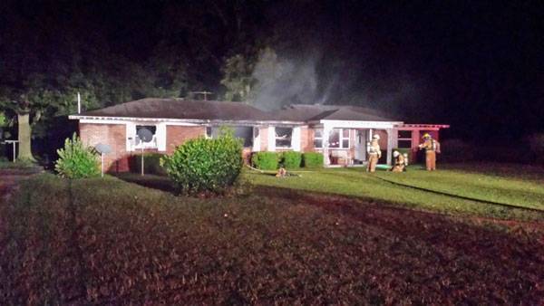 3:00 AM.... Early Morning Fire Destroys Home South East of Ashford