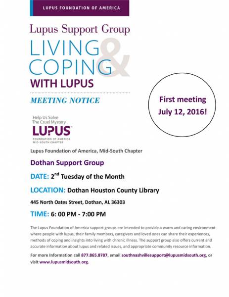 Lupus Support Group in Dothan