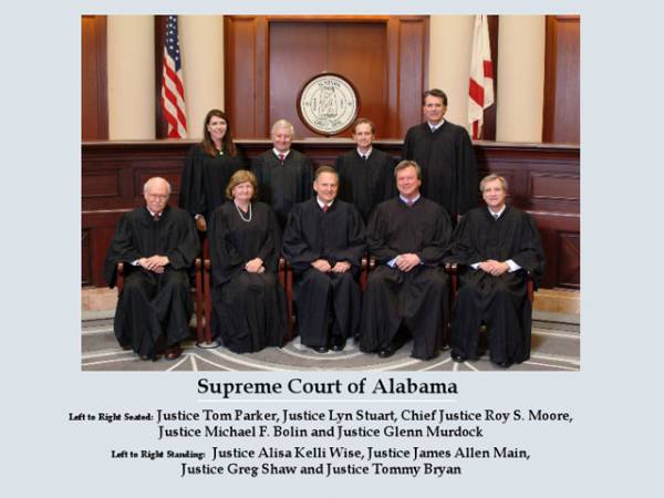 Further Proof Alabama Supreme Court Justices Are A Bunch of Crooked Ass Judges