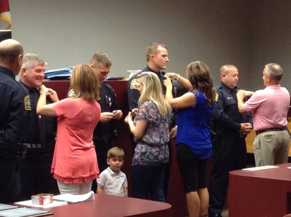 Seven Dothan Police Officers Received Promotions Today