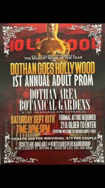 Dothan Goes Hollywood ( 1st Annual Adult Prom)