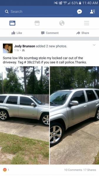 BOLO For This Vehicle Stolen During the Night