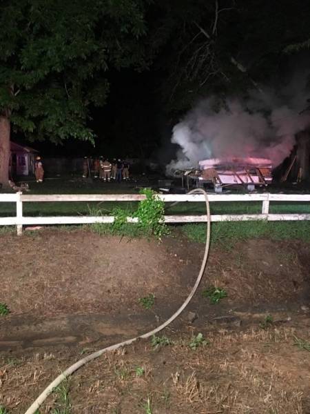Weekend Fire Destroys Mobile Home in Geneva County