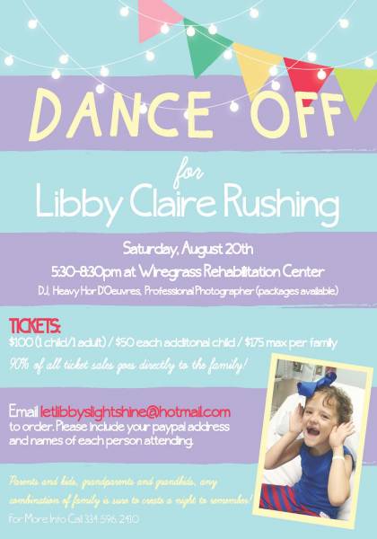 Fundraiser for Libby Claire Rushing