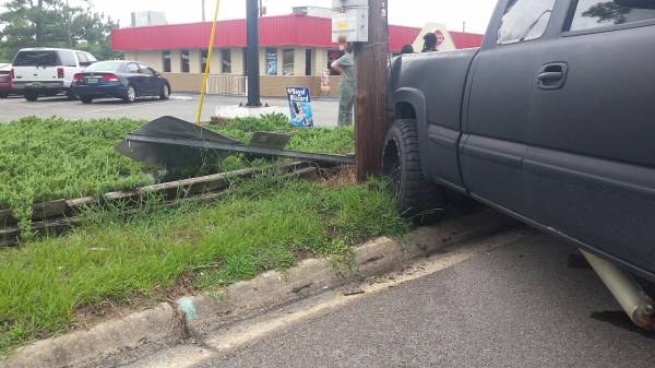 11:27 AM... Two Vehicle Wreck in the 600 Block of South Alice Street