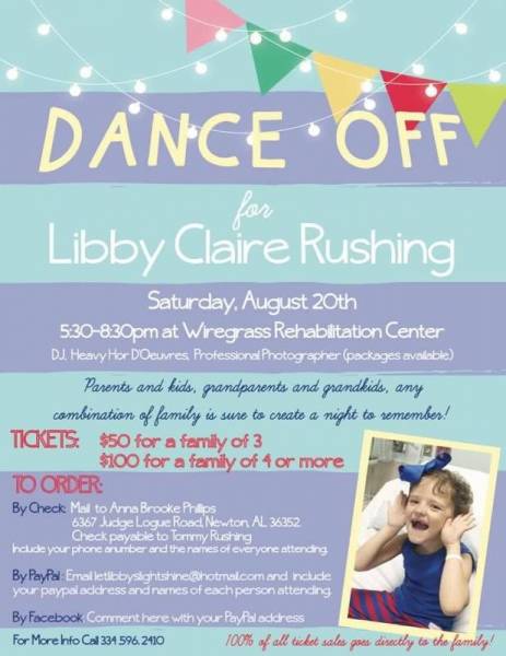 Dance Off for Libby Claire Rushing