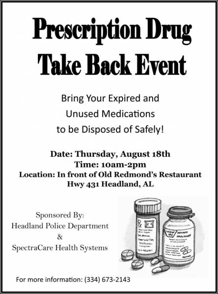 Prescription Drug Take Back Event