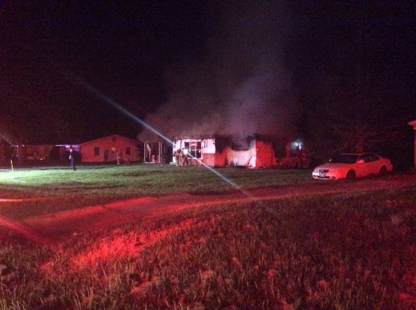 3:14 AM....Structure Fire on Valley Forge Road