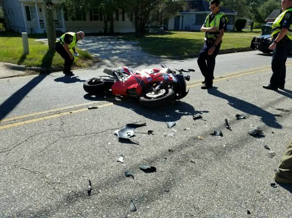 9:29 AM... Motor Vehicle Accident involving a Motorcycle
