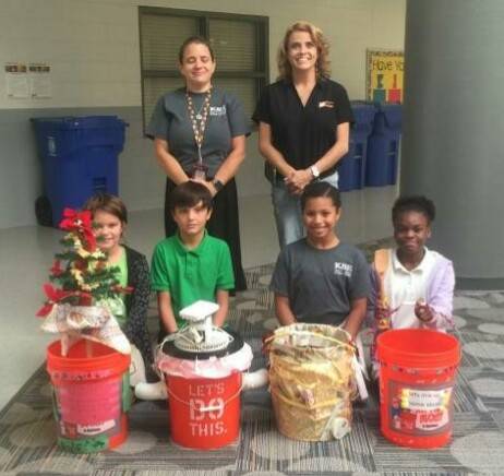 The Dothan Home Depot Orange Bucket Challenge with Kelly Springs Elementary 5th Grade