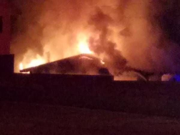 UPDATED @ 10:55 PM.  10:34 PM.   Structure Fire - Fully Involved - Occupied