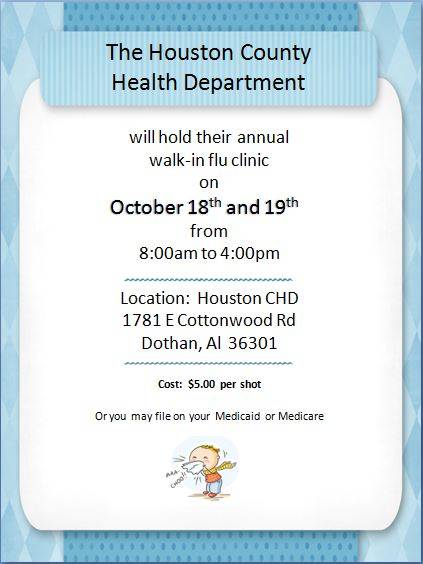 Houston Co Flu Clinic