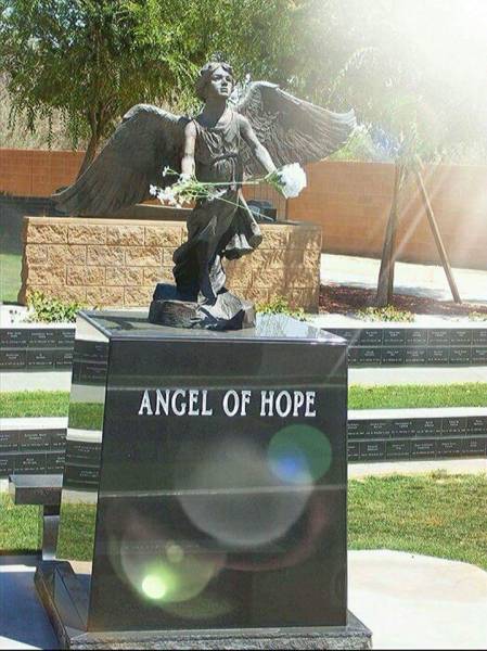 THE ANGEL OF HOPE STATUE...Remembering the children who are no longer with us