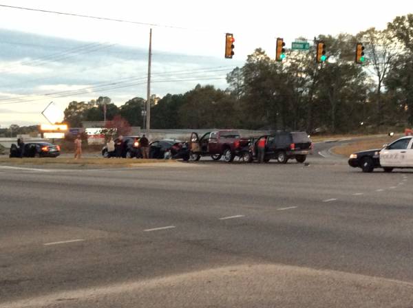 4:55 PM.   Five Car Accident Highway 231 North And Redmond Road