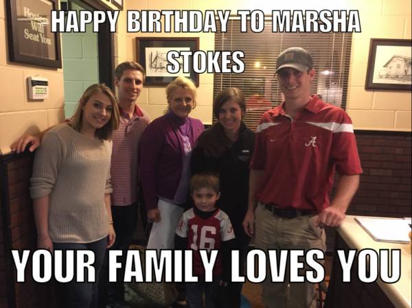 Happy Birthday To Marsha Stokes