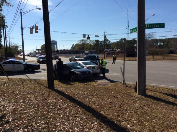 UPDATED @ 11:24 AM. 10:45 AM... T-Bone on Westgate at Choctaw involving Three Vehicles