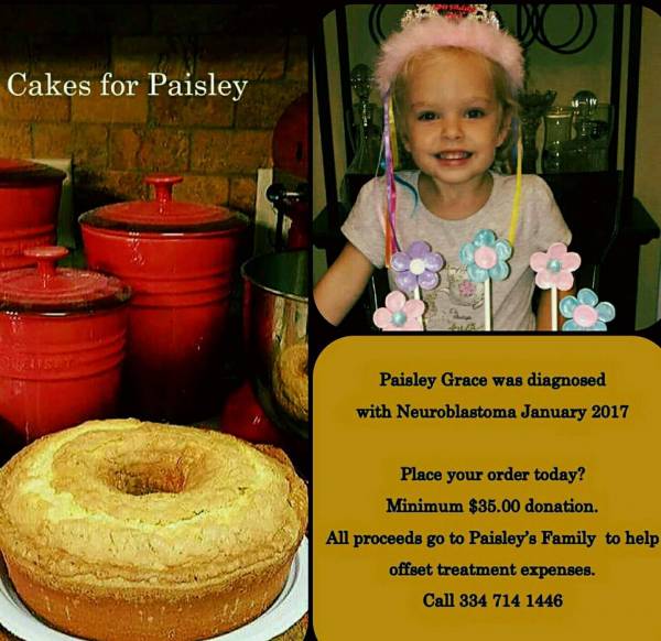 HELP  PAISLEY.  ...ORDER YOUR CAKES FOR PAISLEY