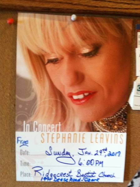 Stephanie Leavins for a night of music and worship